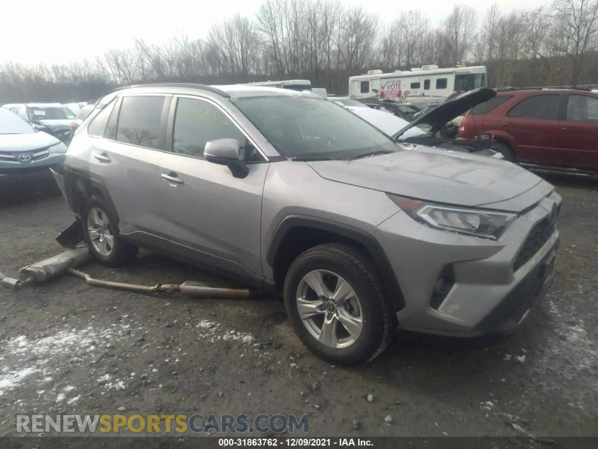 1 Photograph of a damaged car 2T3P1RFV3MC171234 TOYOTA RAV4 2021