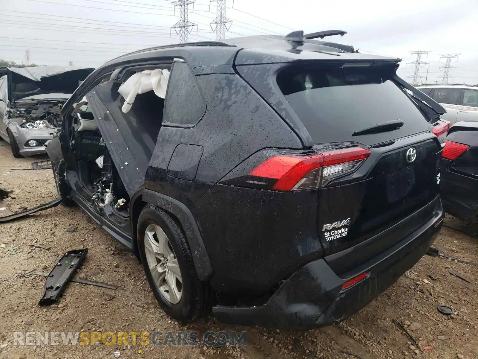 3 Фотография поврежденного автомобиля 2T3P1RFV3MW140502 TOYOTA RAV4 2021