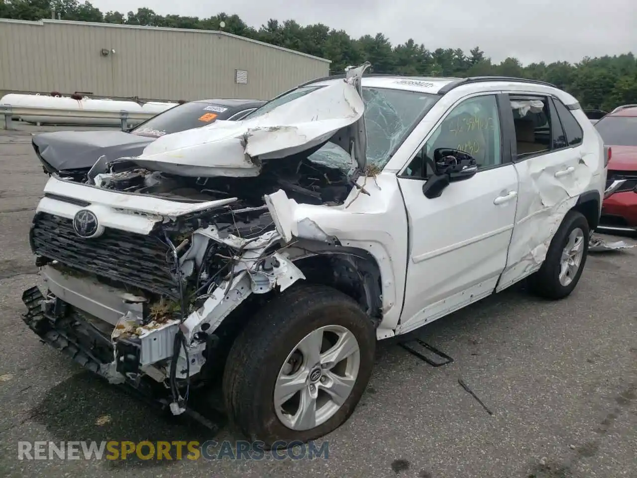 2 Photograph of a damaged car 2T3P1RFV3MW144730 TOYOTA RAV4 2021