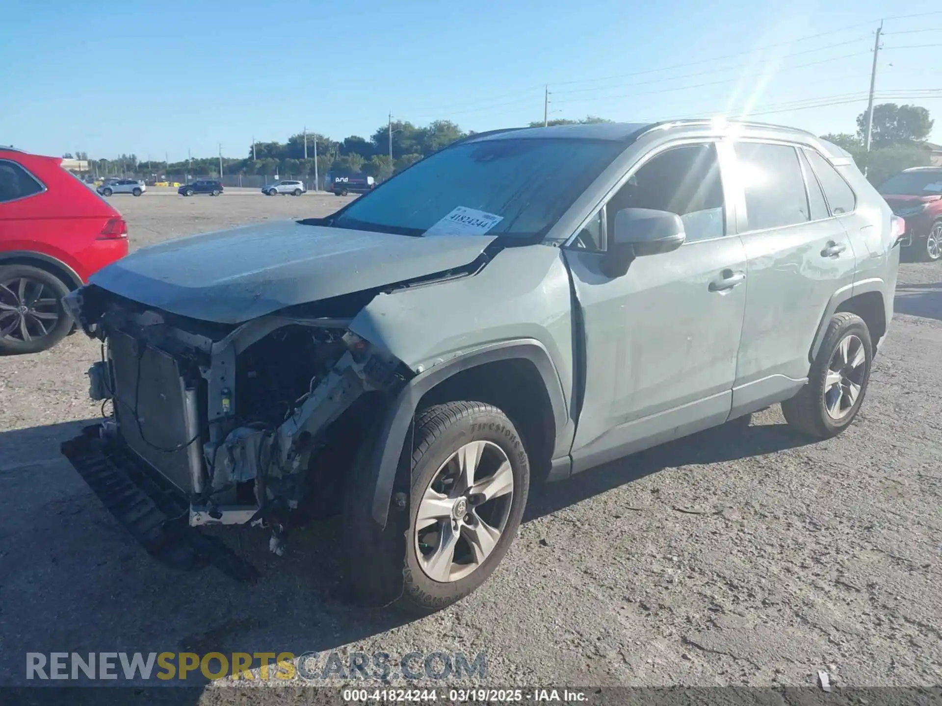 2 fotografías del automóvil dañado 2T3P1RFV3MW172706 TOYOTA RAV4 2021
