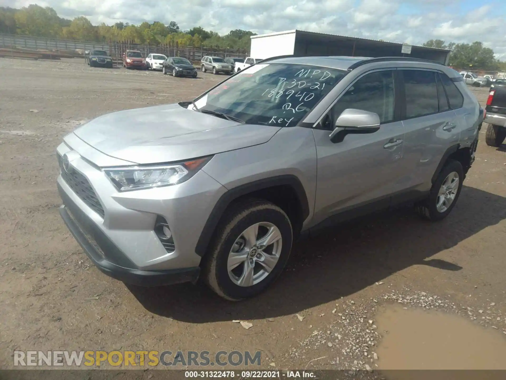2 Photograph of a damaged car 2T3P1RFV3MW188940 TOYOTA RAV4 2021