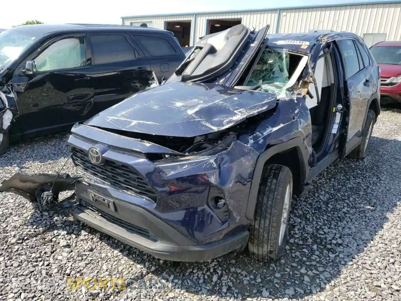 2 Photograph of a damaged car 2T3P1RFV3MW213707 TOYOTA RAV4 2021