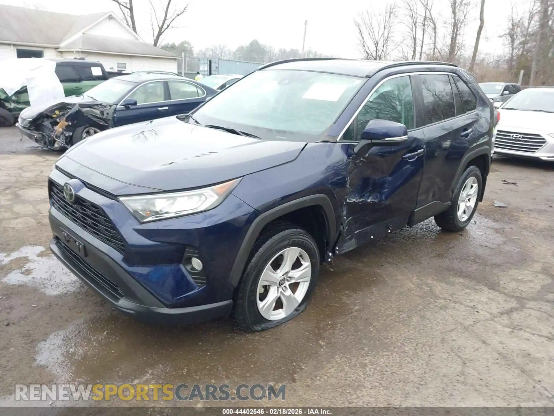 2 Photograph of a damaged car 2T3P1RFV3MW217496 TOYOTA RAV4 2021