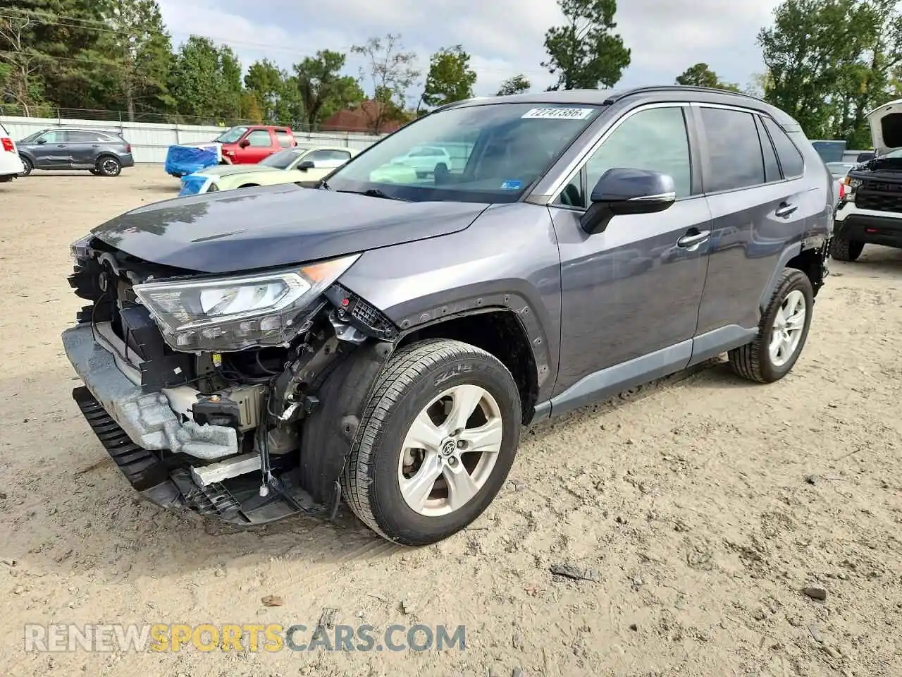 1 Photograph of a damaged car 2T3P1RFV3MW219197 TOYOTA RAV4 2021
