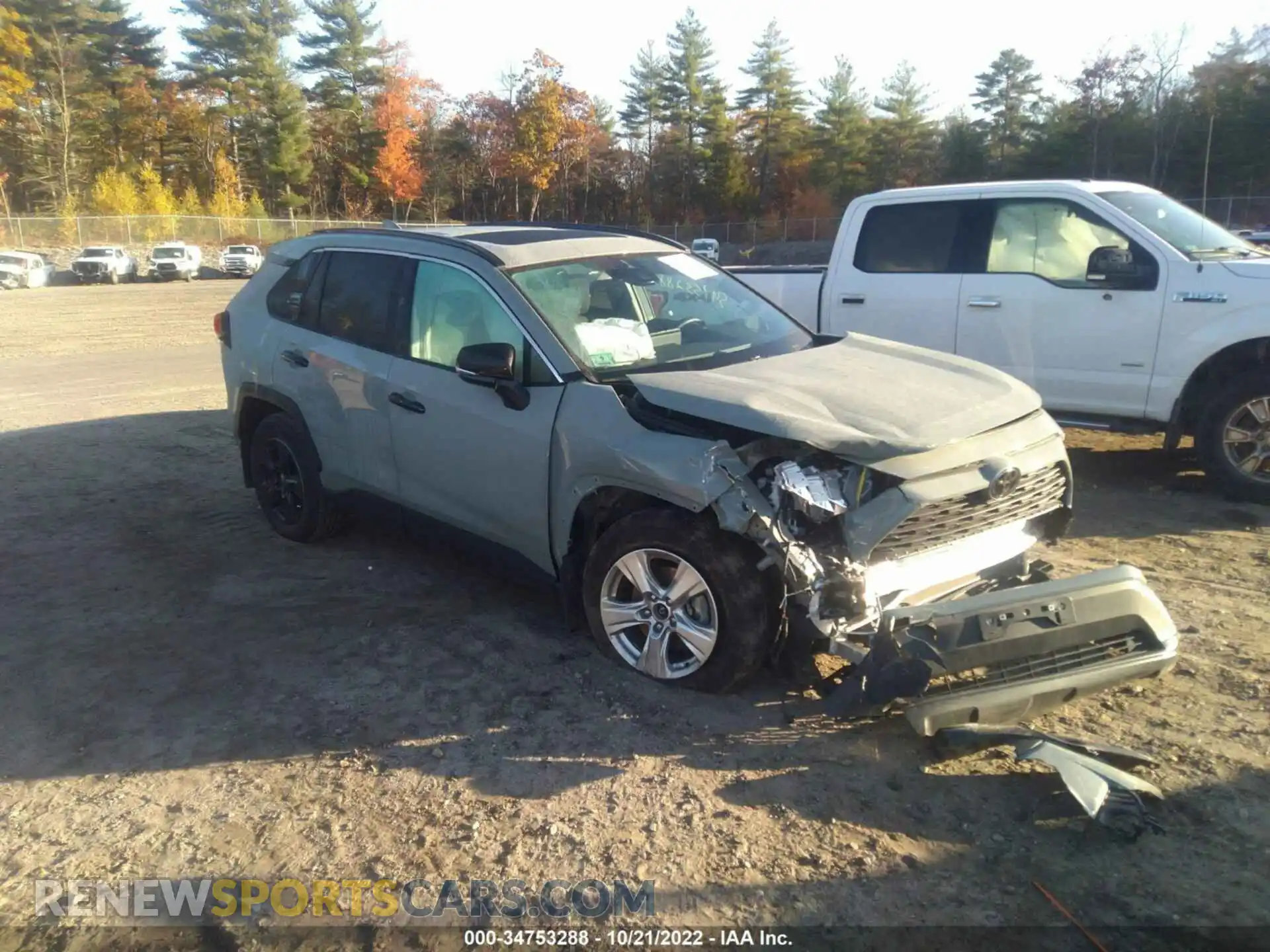 1 Photograph of a damaged car 2T3P1RFV3MW234265 TOYOTA RAV4 2021
