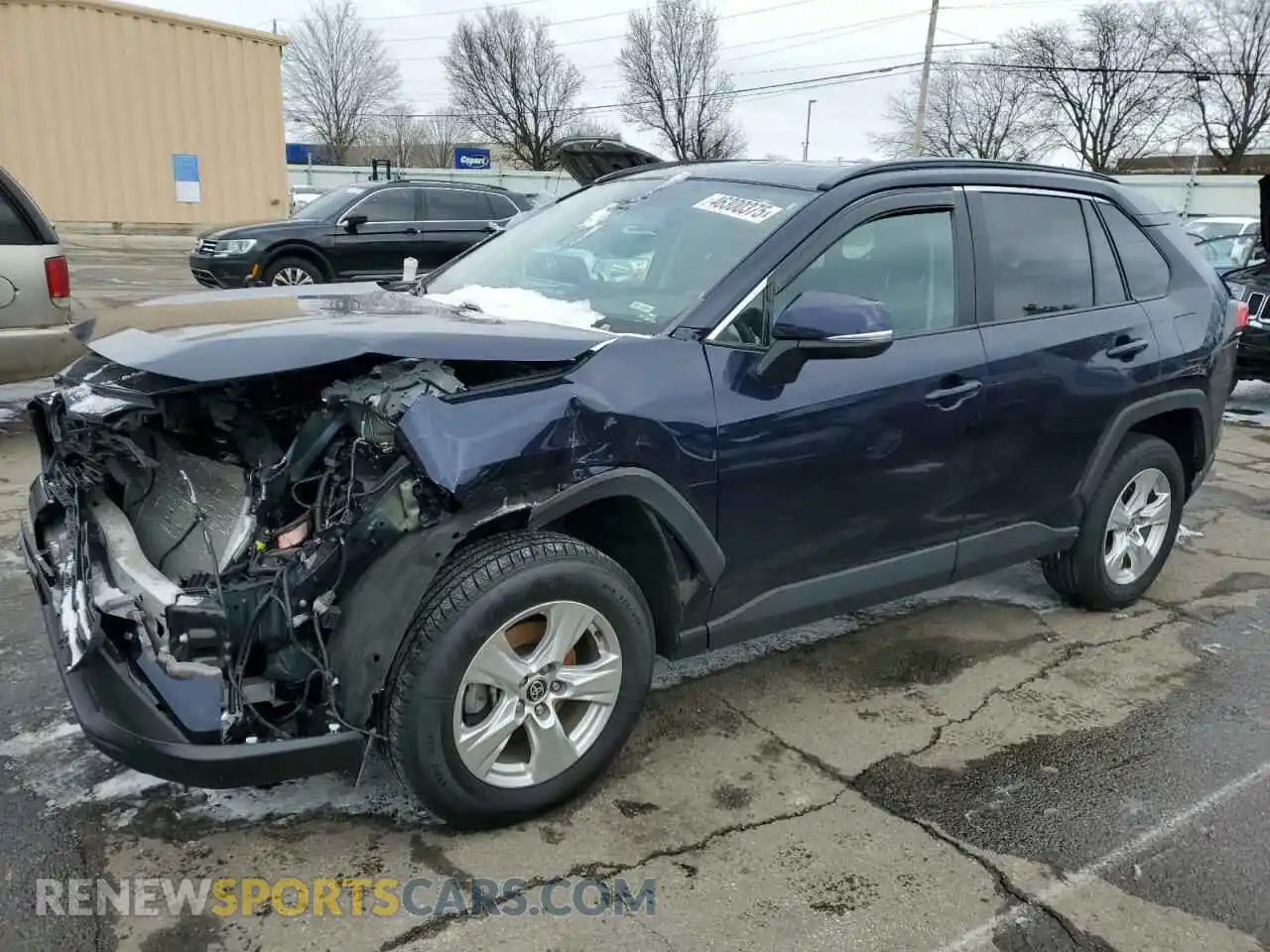 1 Photograph of a damaged car 2T3P1RFV3MW242057 TOYOTA RAV4 2021
