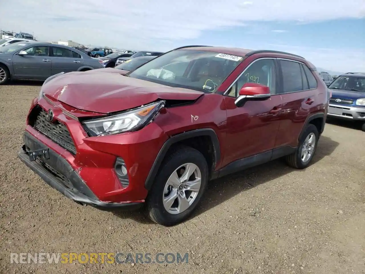 2 Photograph of a damaged car 2T3P1RFV3MW242785 TOYOTA RAV4 2021
