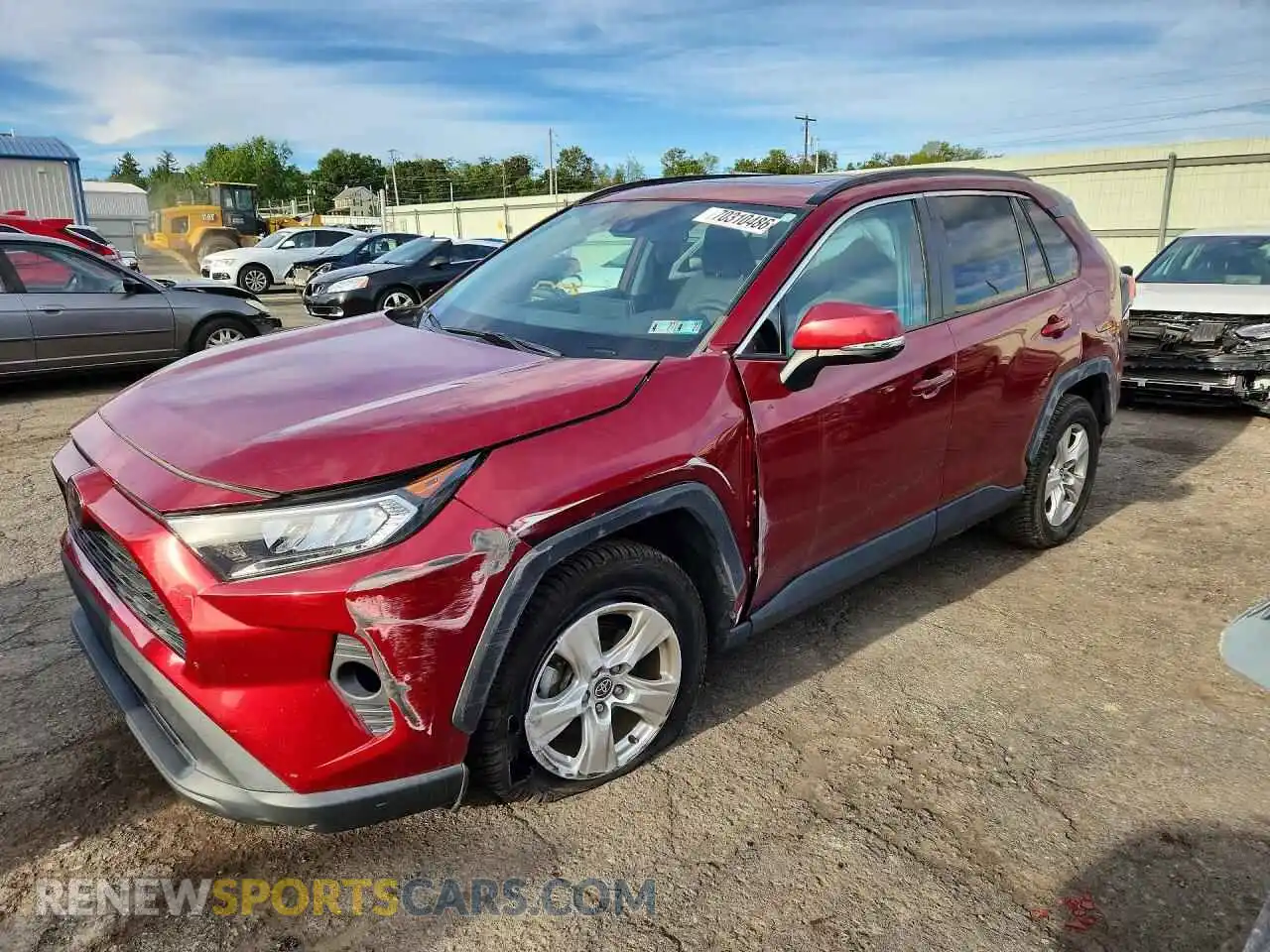 1 Photograph of a damaged car 2T3P1RFV3MW246271 TOYOTA RAV4 2021
