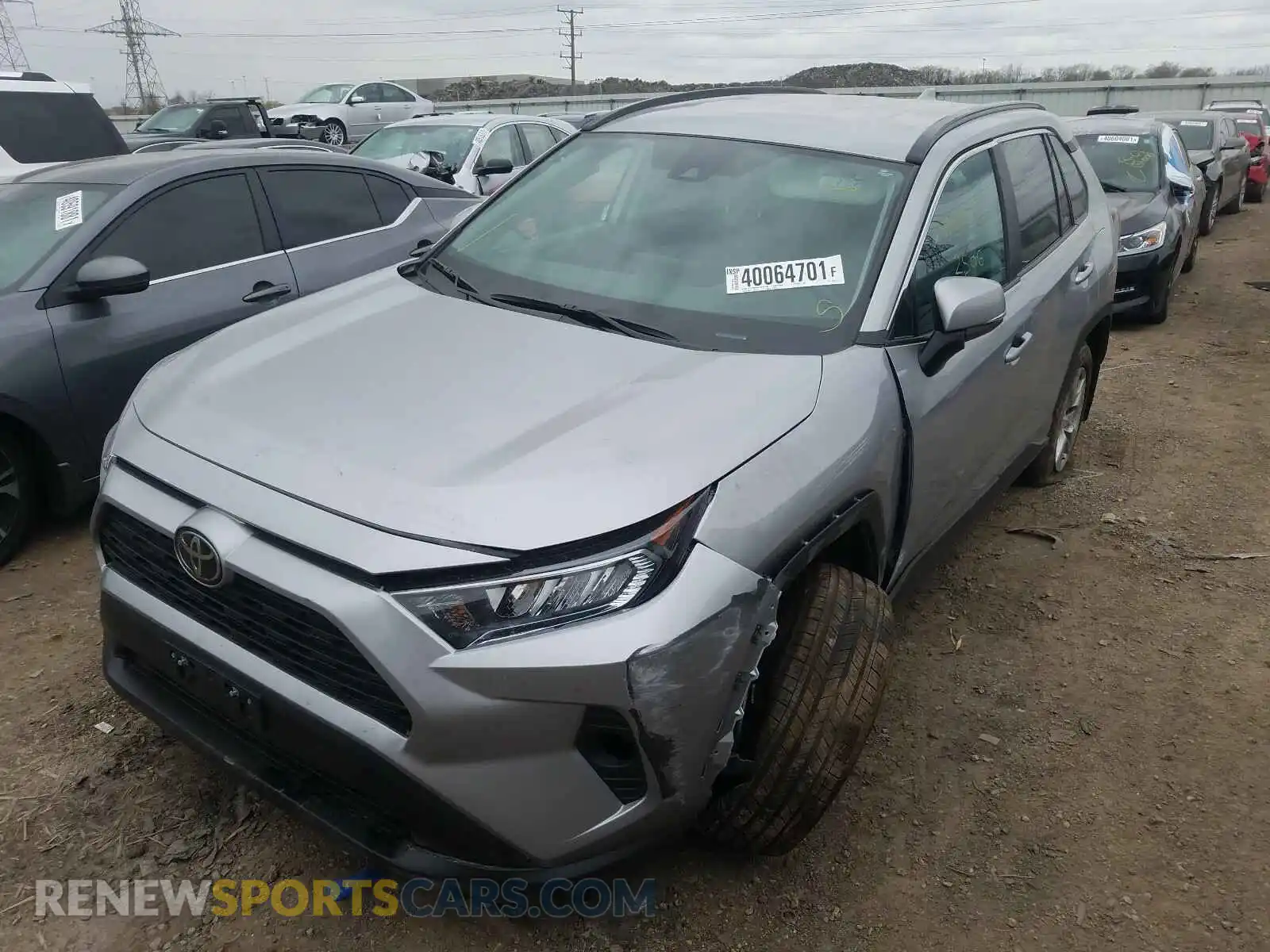 2 Photograph of a damaged car 2T3P1RFV4MC154071 TOYOTA RAV4 2021