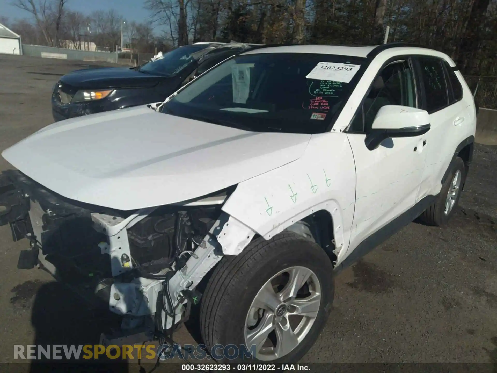 2 fotografías del automóvil dañado 2T3P1RFV4MC158475 TOYOTA RAV4 2021