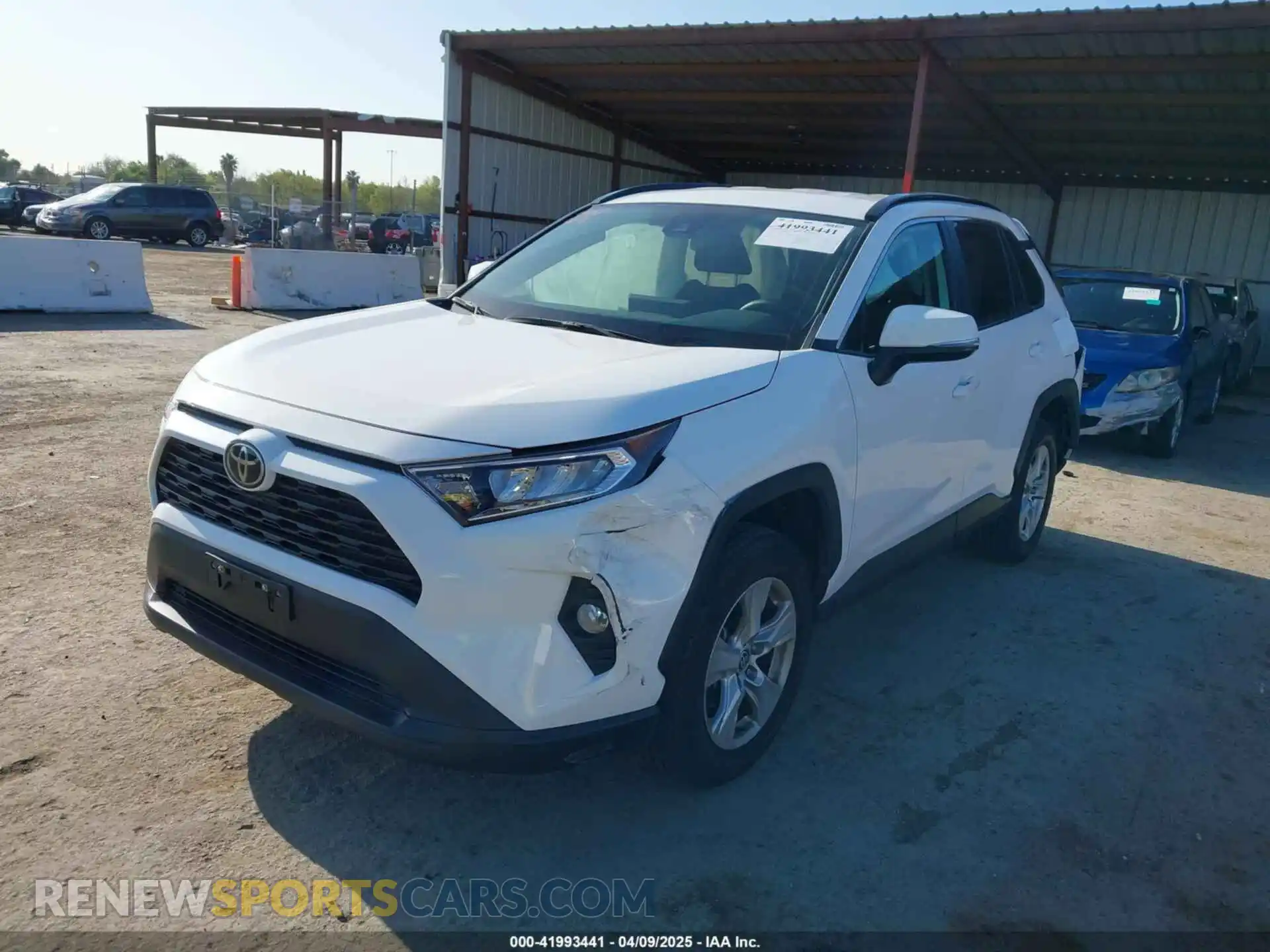 2 Photograph of a damaged car 2T3P1RFV4MC176328 TOYOTA RAV4 2021