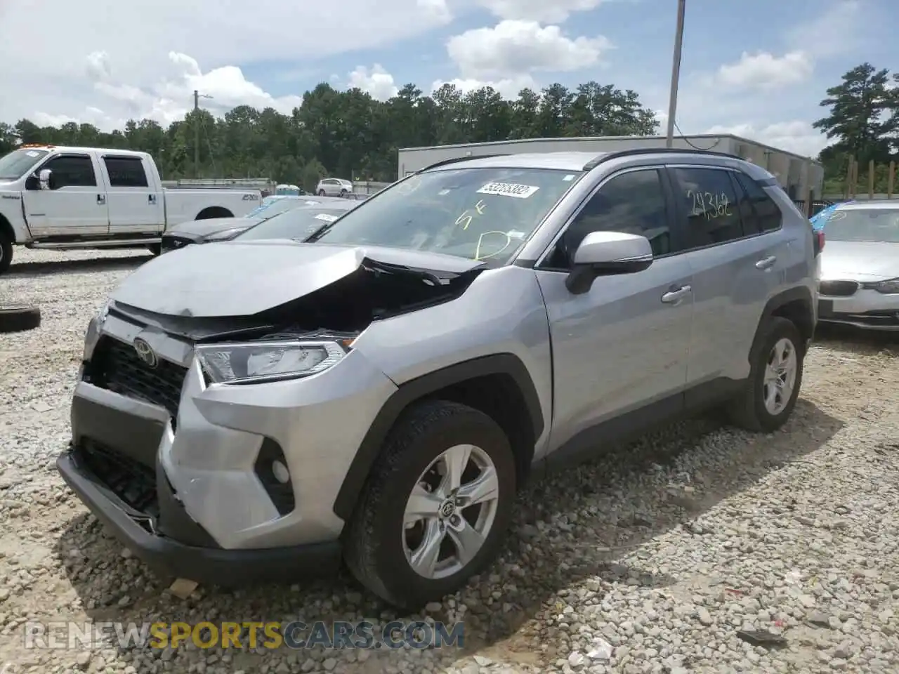 2 Photograph of a damaged car 2T3P1RFV4MC190827 TOYOTA RAV4 2021