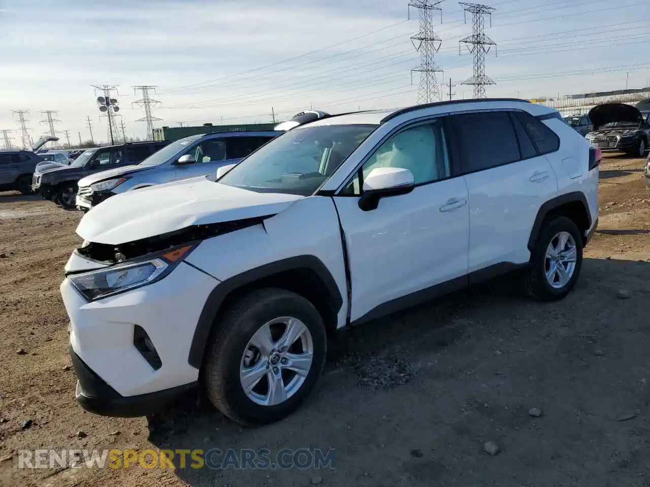 1 Photograph of a damaged car 2T3P1RFV4MC200580 TOYOTA RAV4 2021