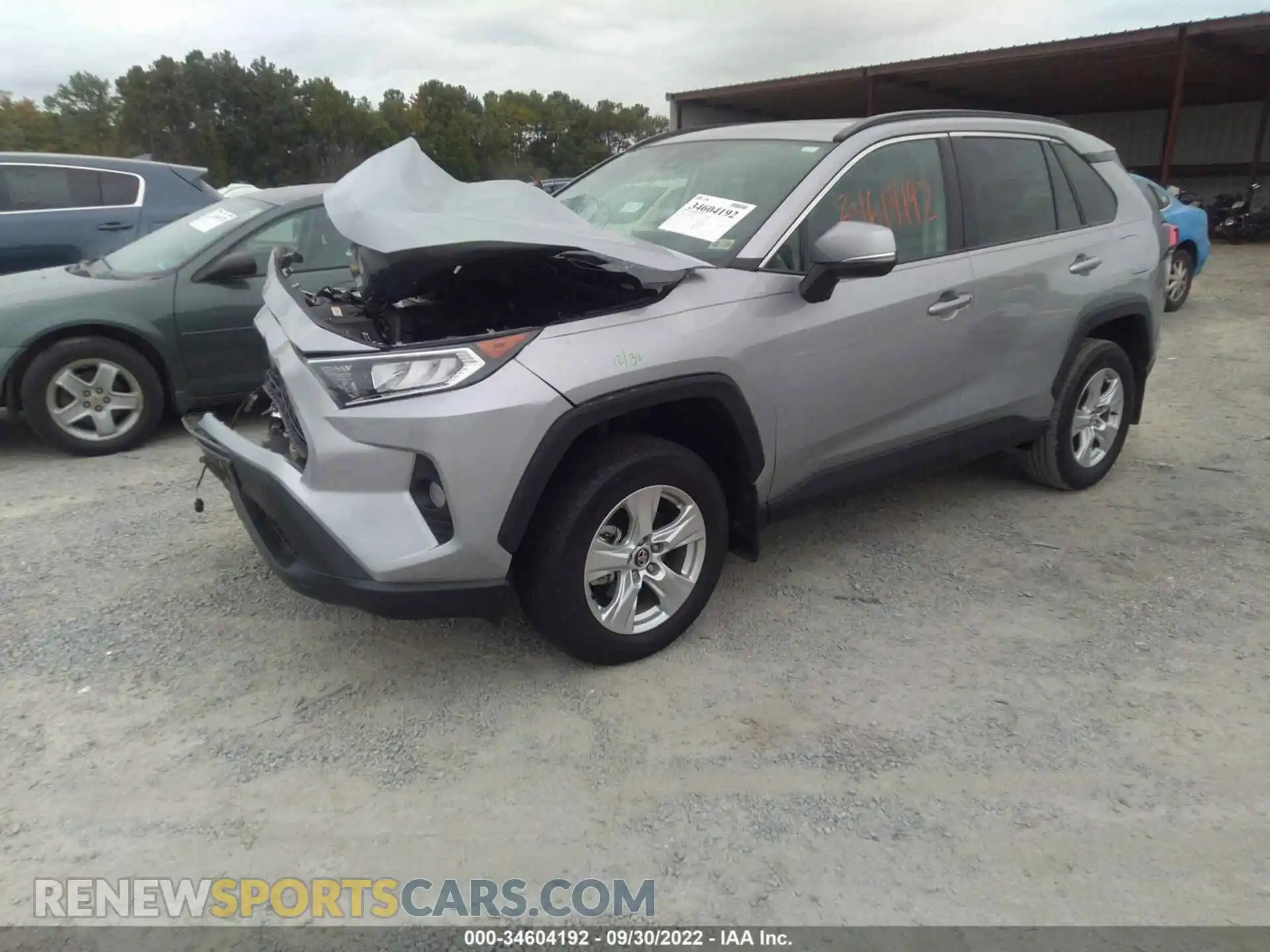 2 Photograph of a damaged car 2T3P1RFV4MW146745 TOYOTA RAV4 2021