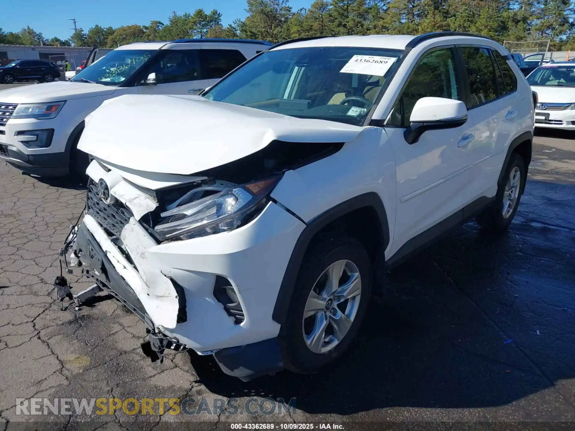 2 fotografías del automóvil dañado 2T3P1RFV4MW149371 TOYOTA RAV4 2021