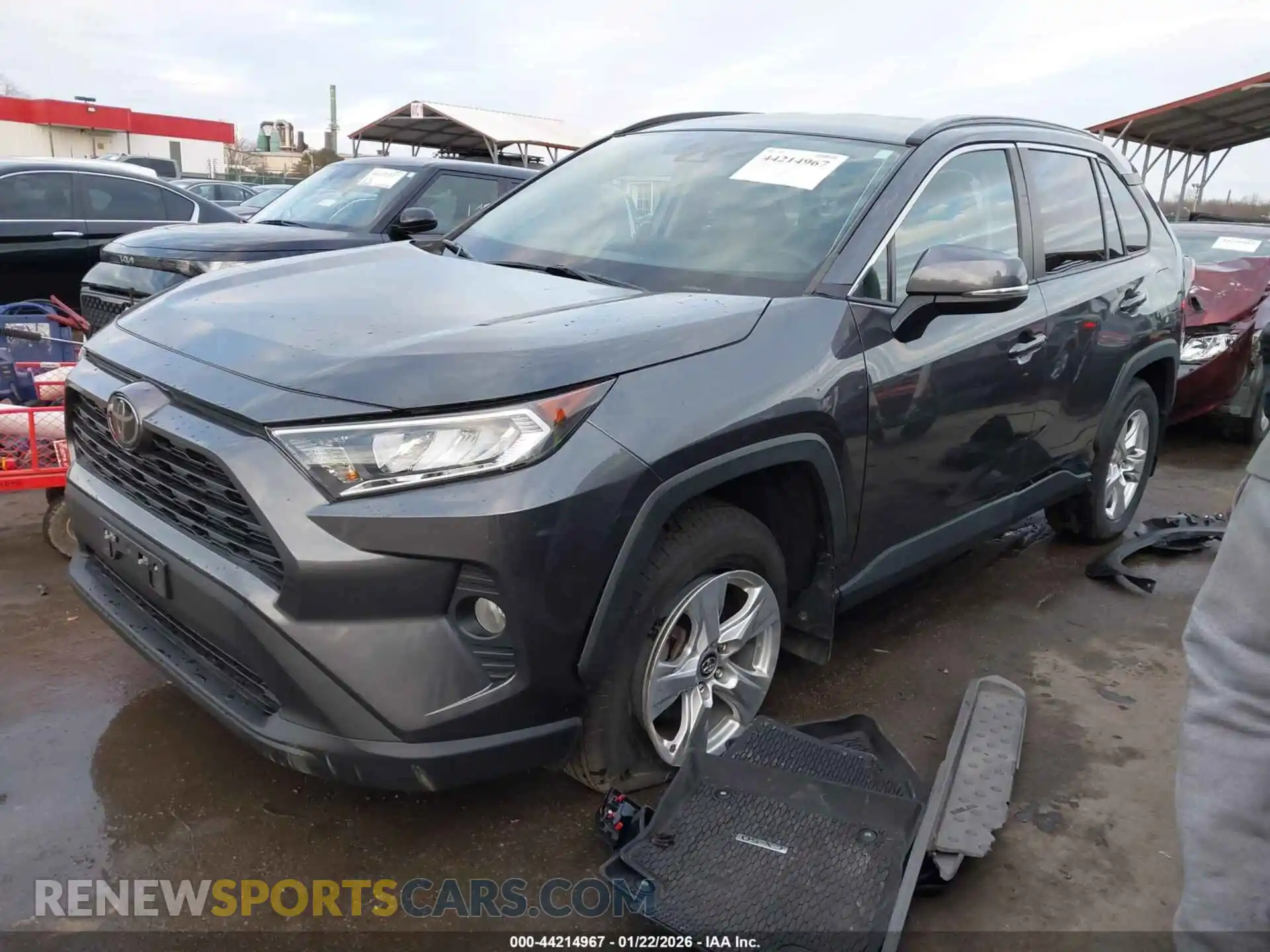 2 fotografías del automóvil dañado 2T3P1RFV4MW167191 TOYOTA RAV4 2021