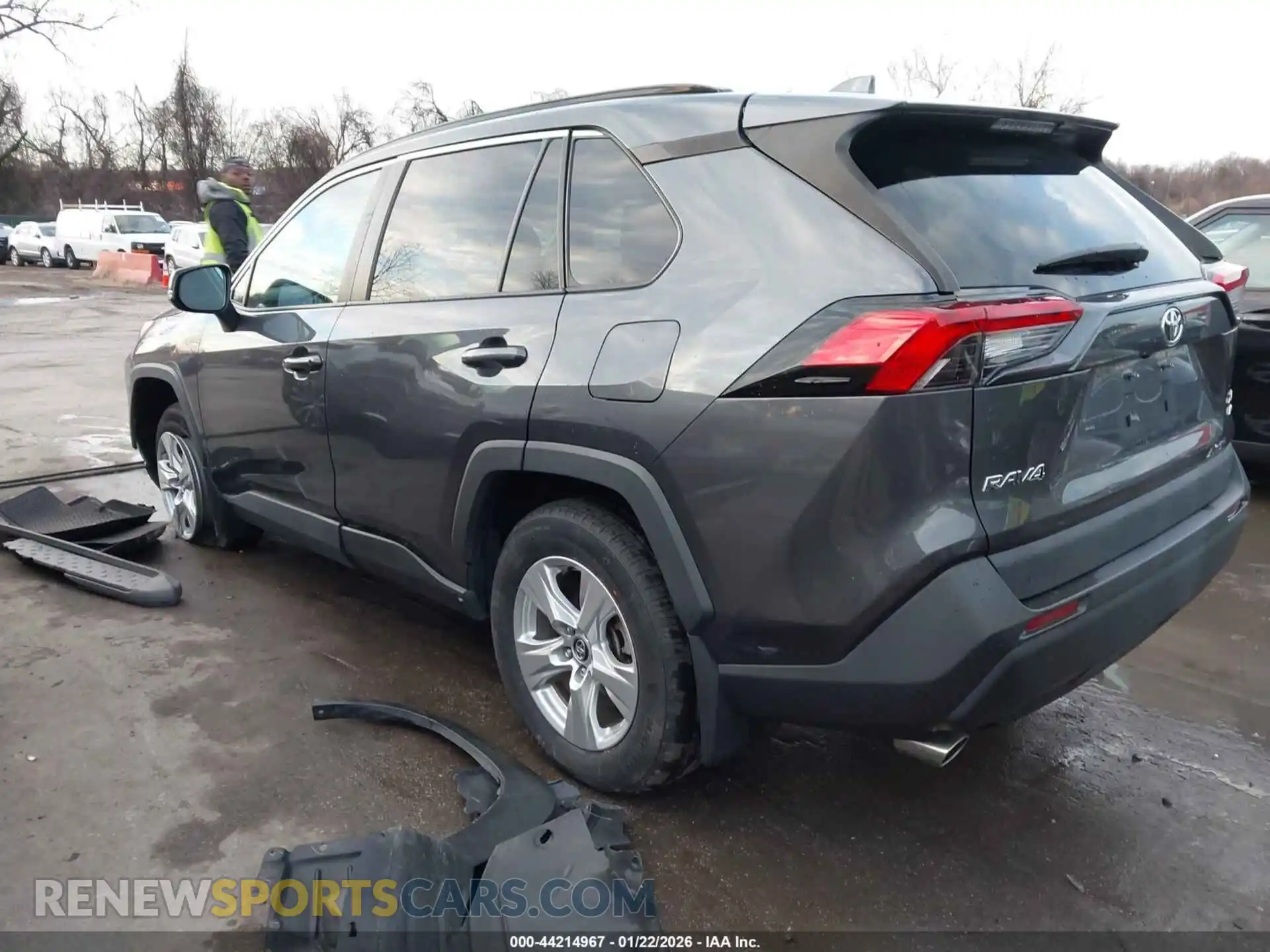 3 fotografías del automóvil dañado 2T3P1RFV4MW167191 TOYOTA RAV4 2021
