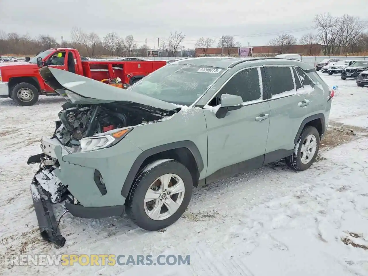 1 Фотография поврежденного автомобиля 2T3P1RFV4MW169104 TOYOTA RAV4 2021