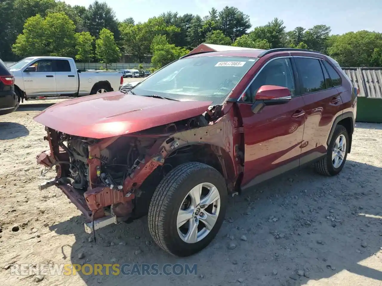 1 Photograph of a damaged car 2T3P1RFV4MW188915 TOYOTA RAV4 2021