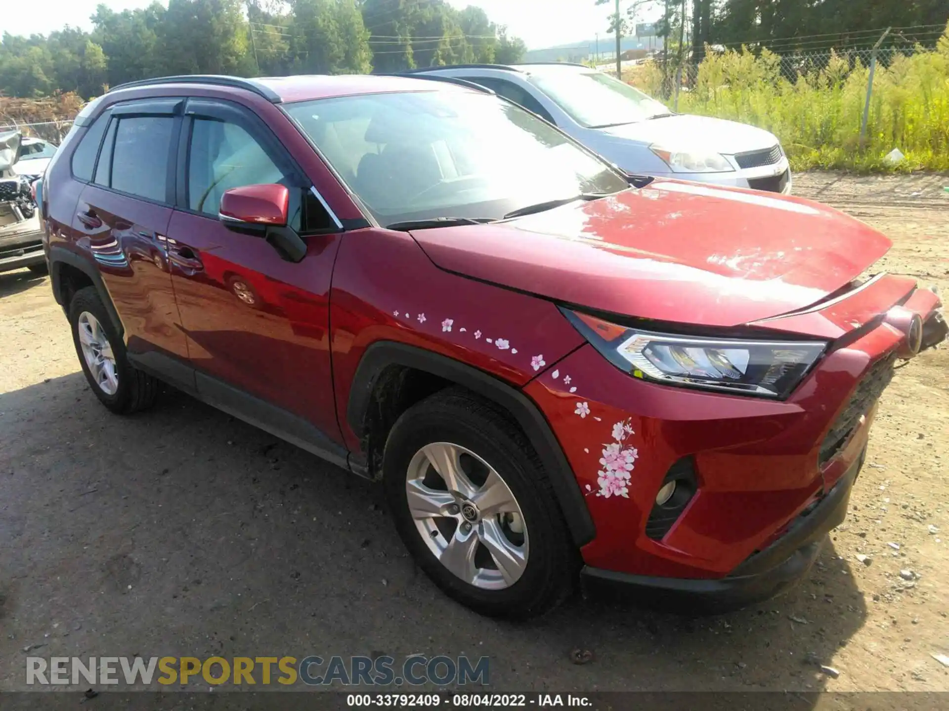 1 fotografías del automóvil dañado 2T3P1RFV4MW192348 TOYOTA RAV4 2021