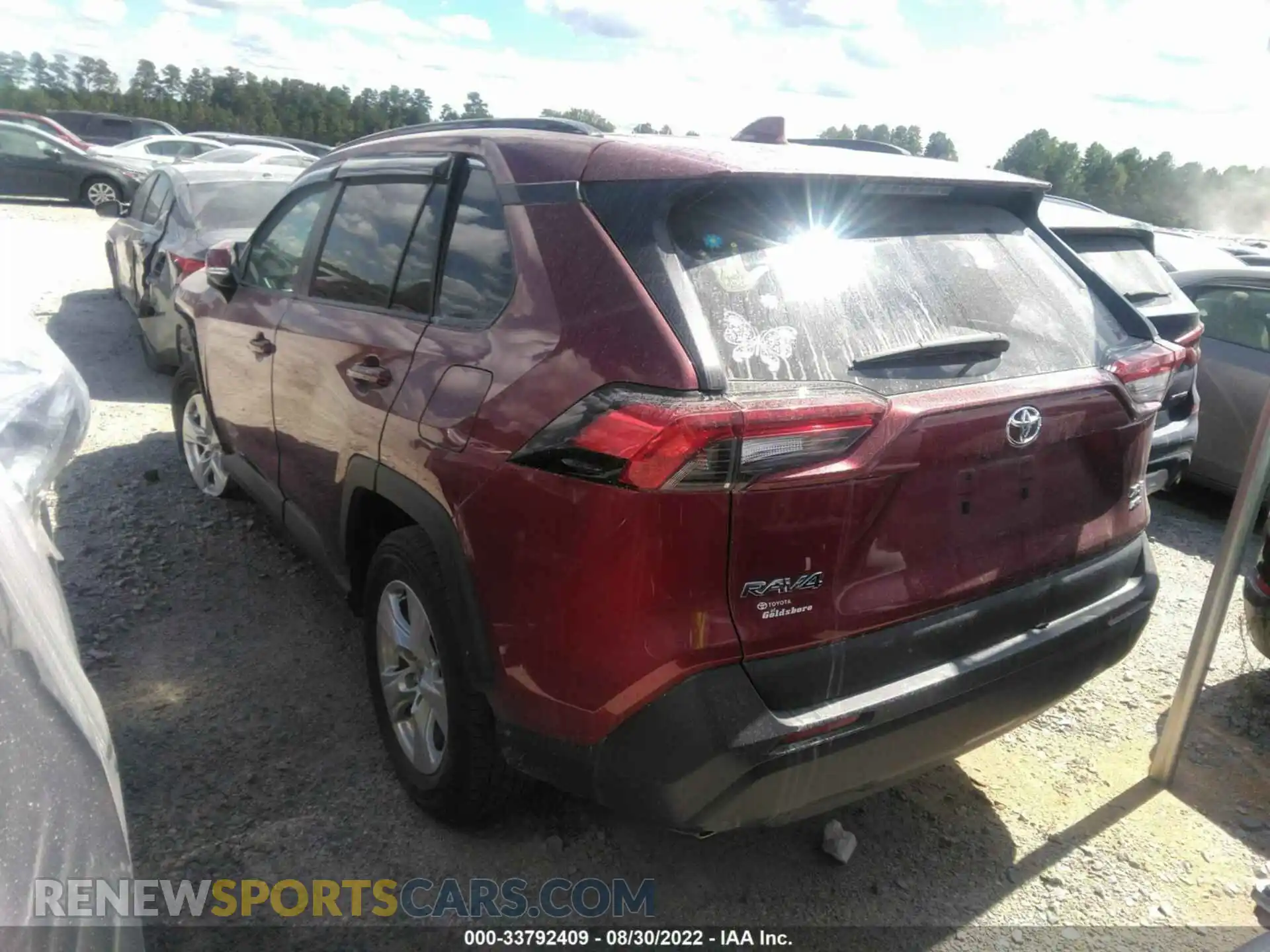 3 fotografías del automóvil dañado 2T3P1RFV4MW192348 TOYOTA RAV4 2021