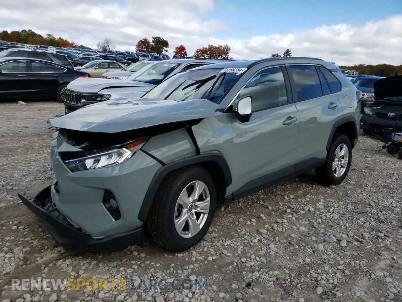 1 Фотография поврежденного автомобиля 2T3P1RFV4MW204109 TOYOTA RAV4 2021