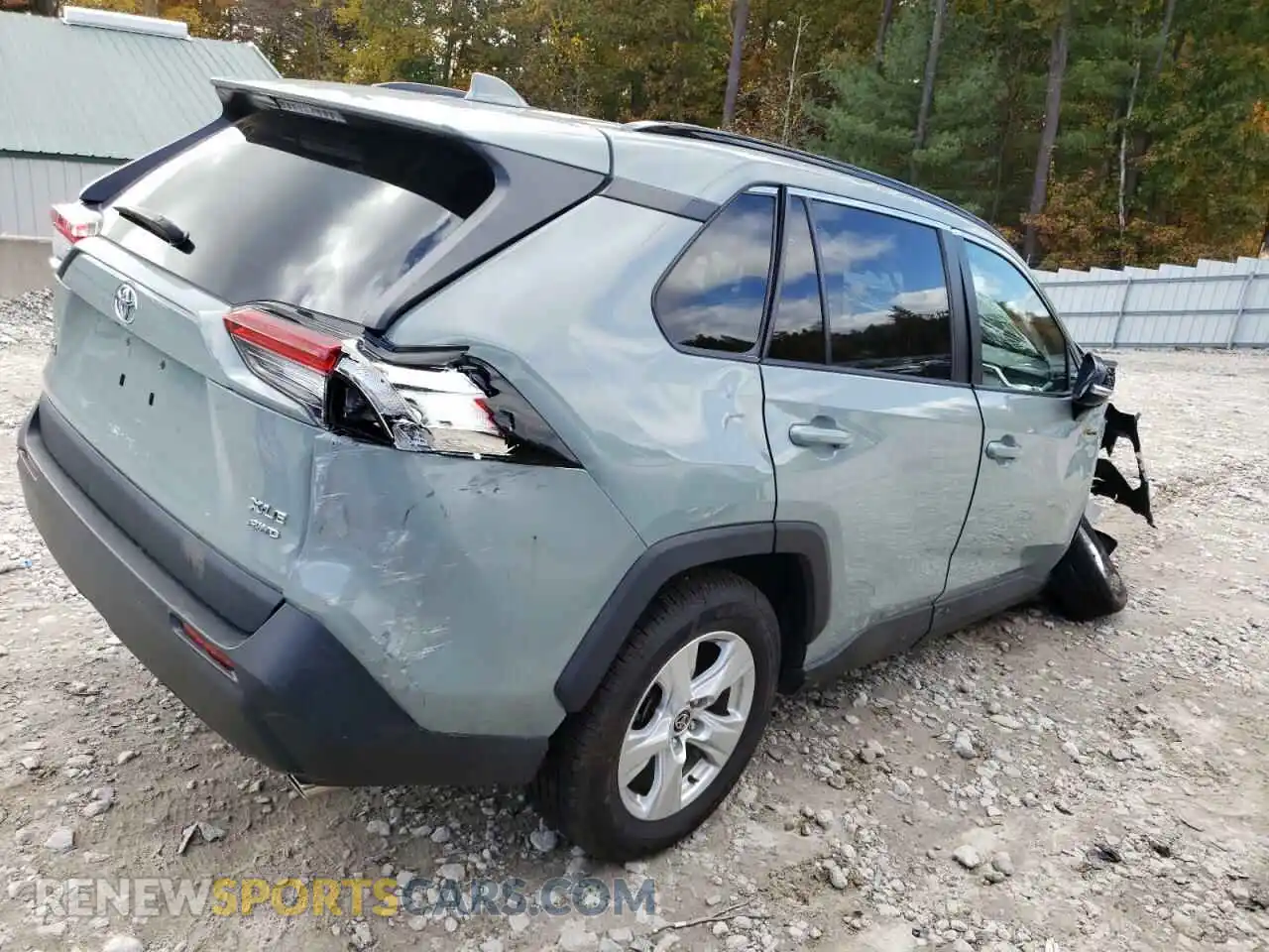 3 Фотография поврежденного автомобиля 2T3P1RFV4MW204109 TOYOTA RAV4 2021