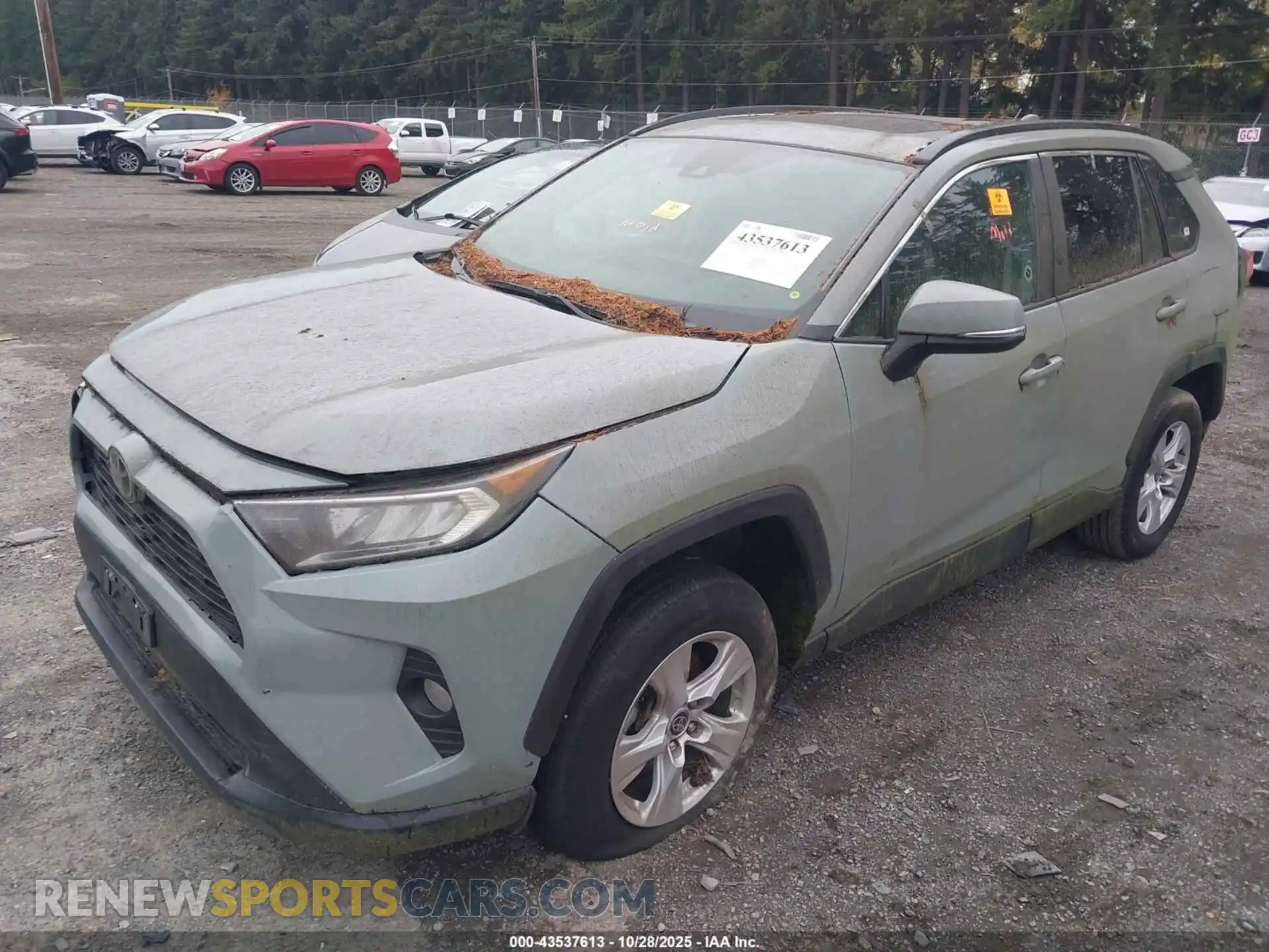 2 Photograph of a damaged car 2T3P1RFV4MW208984 TOYOTA RAV4 2021