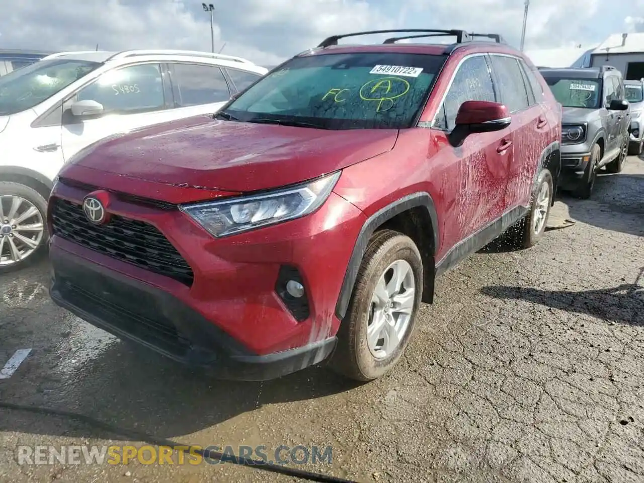 2 Photograph of a damaged car 2T3P1RFV4MW221511 TOYOTA RAV4 2021