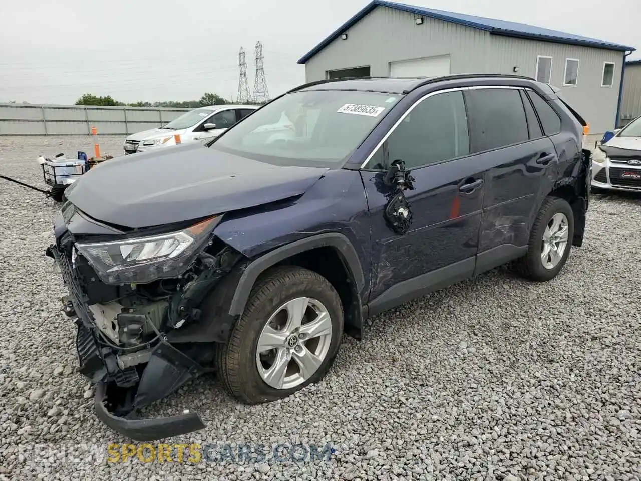 1 Photograph of a damaged car 2T3P1RFV4MW222903 TOYOTA RAV4 2021