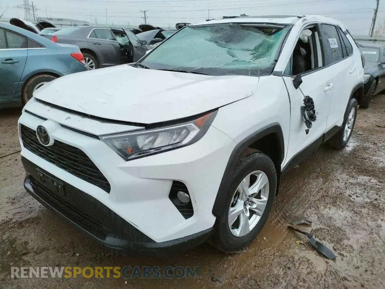 2 Photograph of a damaged car 2T3P1RFV5MC156265 TOYOTA RAV4 2021