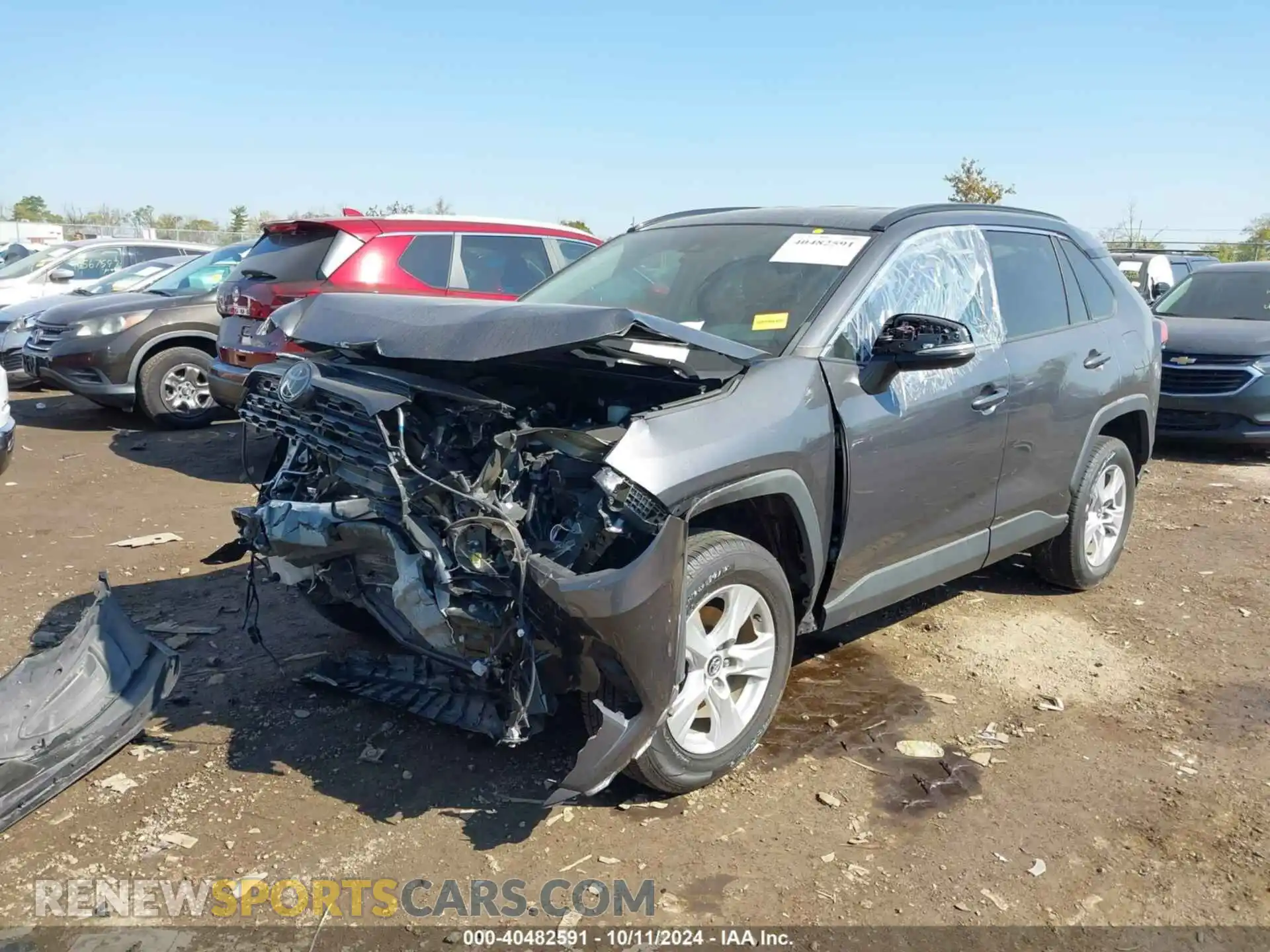 2 Photograph of a damaged car 2T3P1RFV5MW141571 TOYOTA RAV4 2021