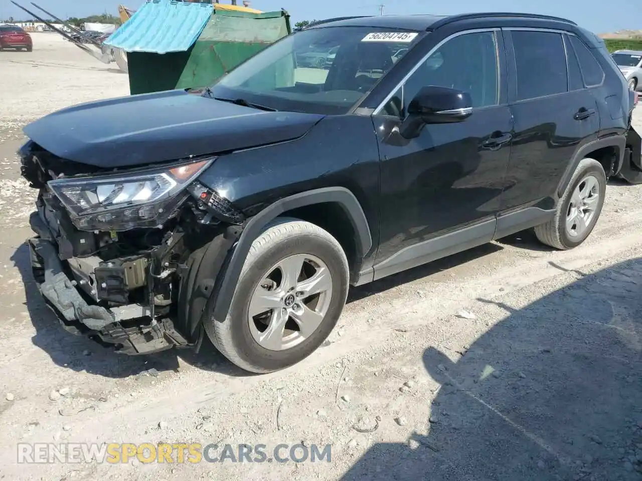 1 Photograph of a damaged car 2T3P1RFV5MW237443 TOYOTA RAV4 2021