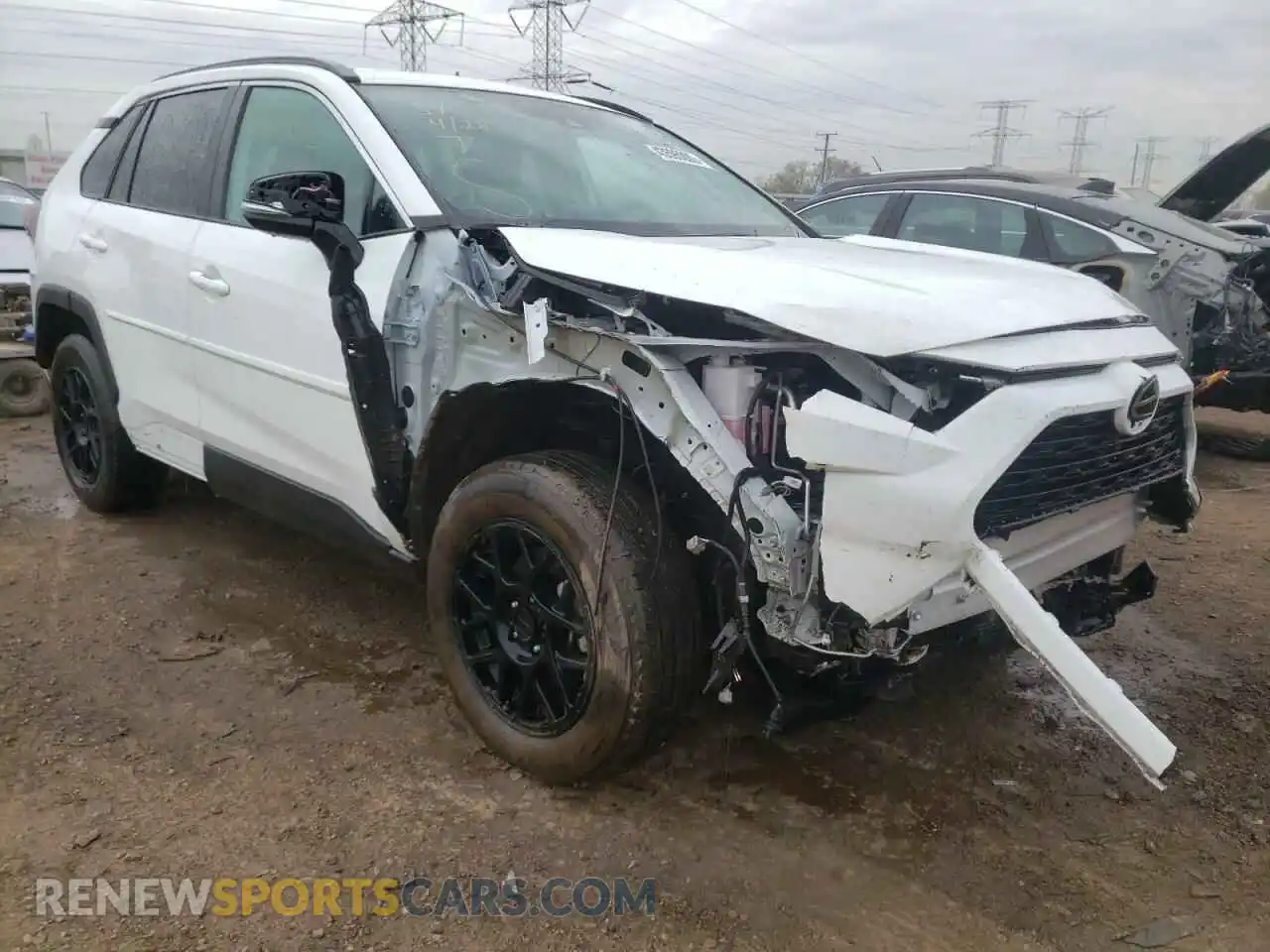 1 Photograph of a damaged car 2T3P1RFV5MW242982 TOYOTA RAV4 2021