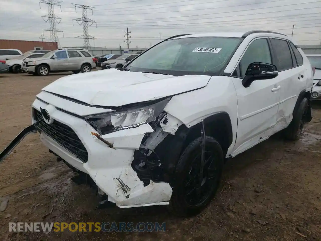 2 Photograph of a damaged car 2T3P1RFV5MW242982 TOYOTA RAV4 2021
