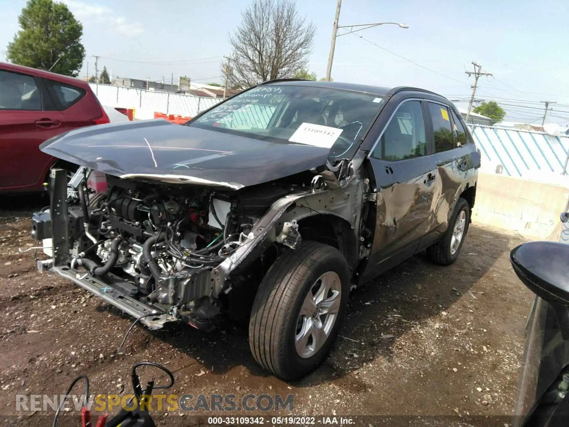 2 Photograph of a damaged car 2T3P1RFV6MC238196 TOYOTA RAV4 2021