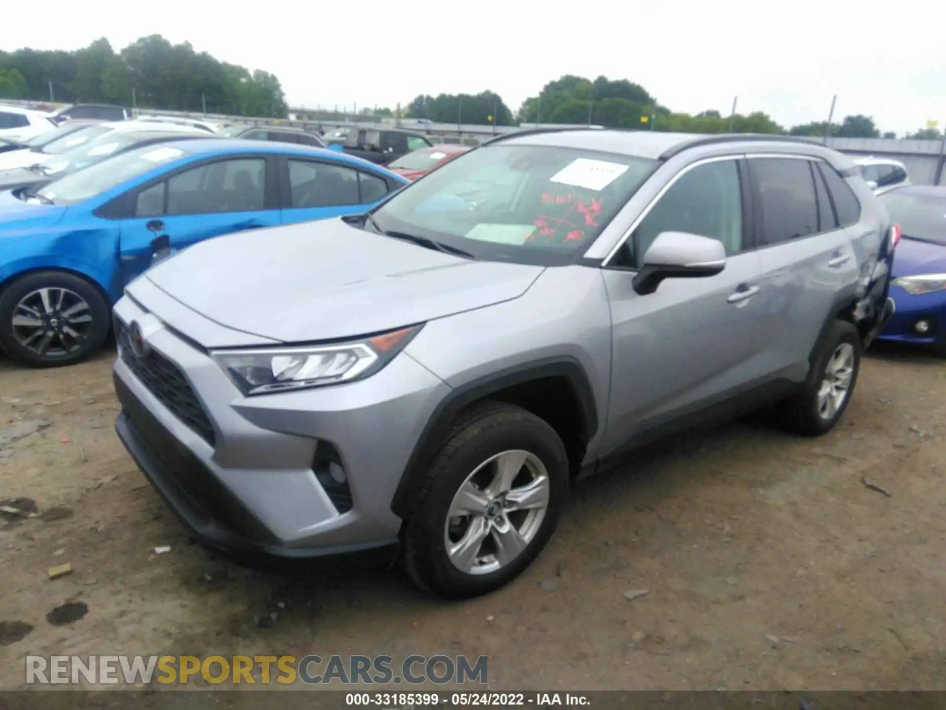2 Photograph of a damaged car 2T3P1RFV6MW154684 TOYOTA RAV4 2021