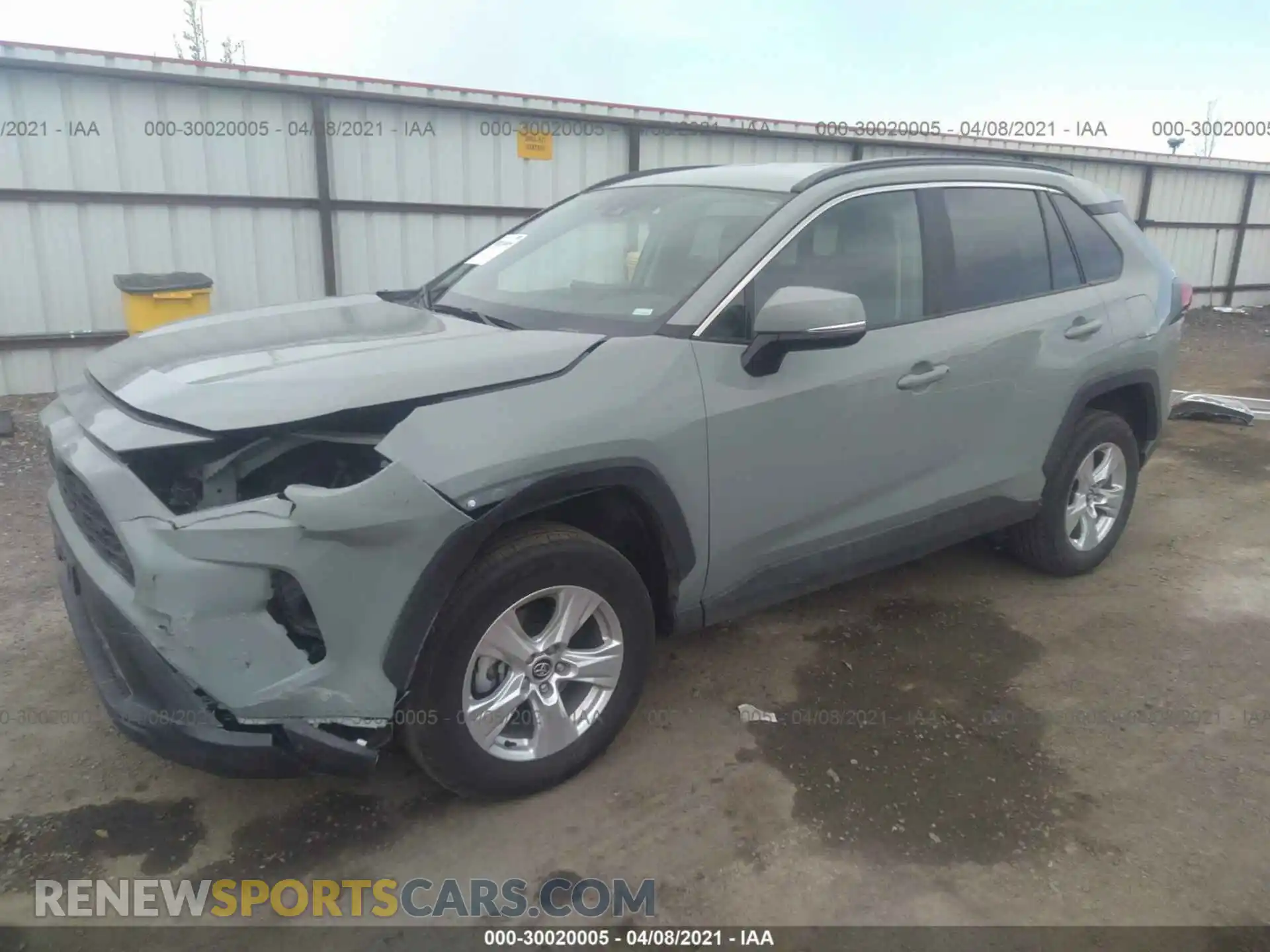 2 Фотография поврежденного автомобиля 2T3P1RFV6MW157813 TOYOTA RAV4 2021