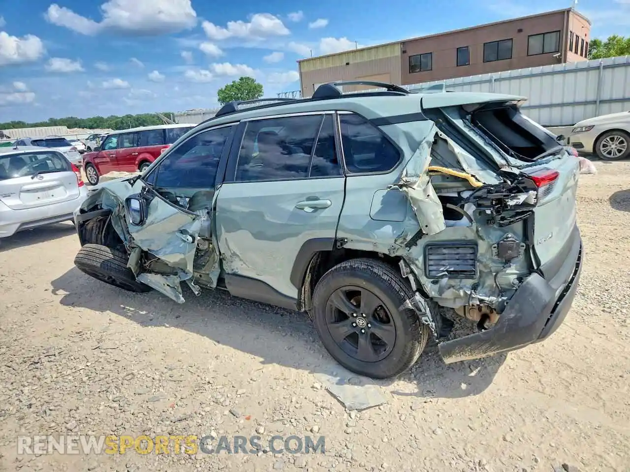 2 Photograph of a damaged car 2T3P1RFV6MW166365 TOYOTA RAV4 2021