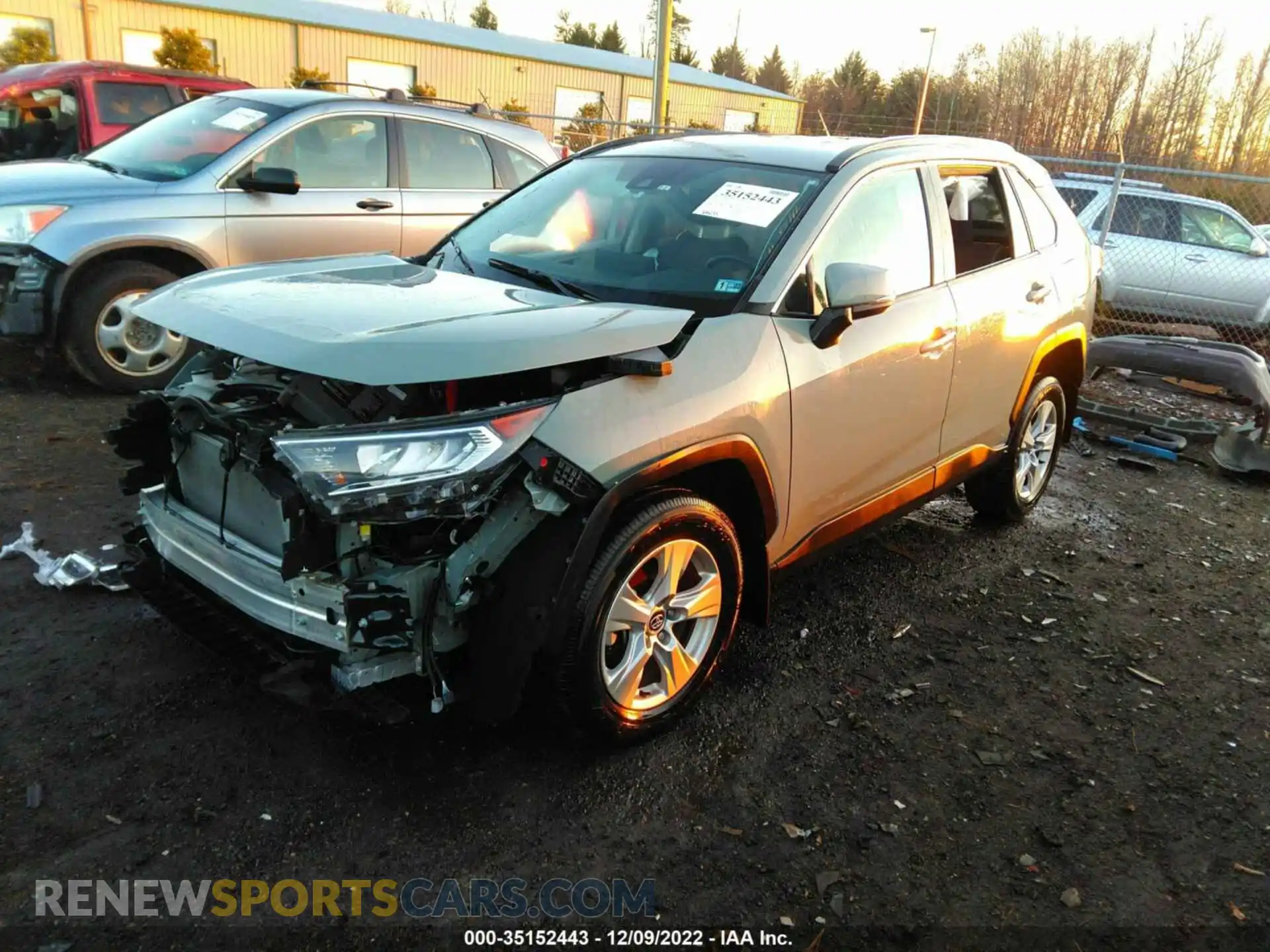 2 Photograph of a damaged car 2T3P1RFV6MW168553 TOYOTA RAV4 2021