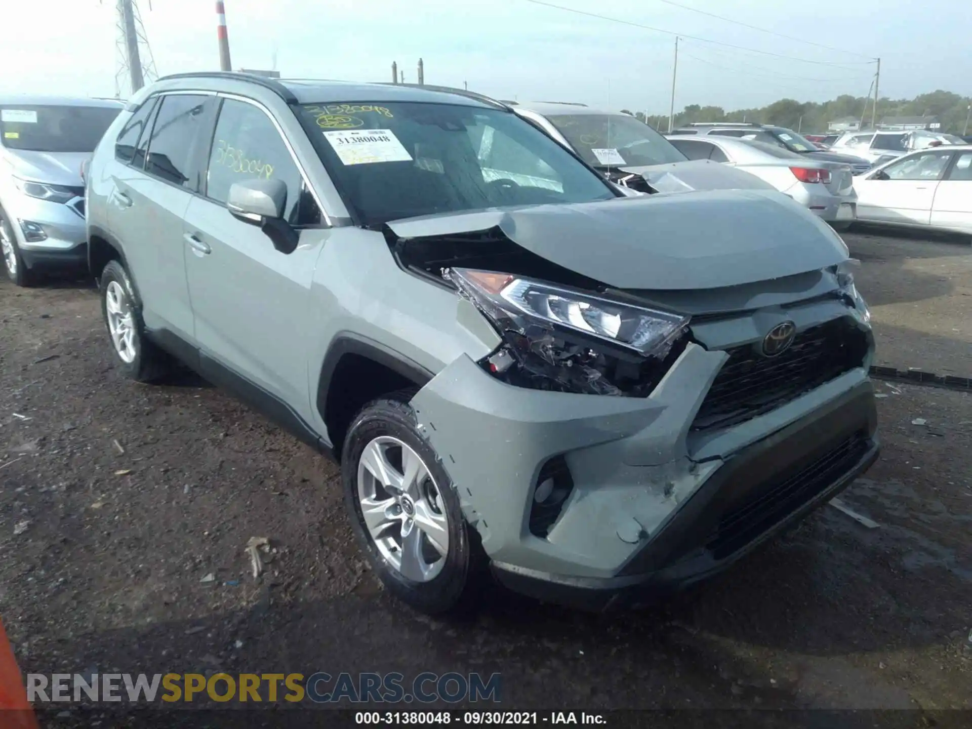 1 Фотография поврежденного автомобиля 2T3P1RFV6MW171016 TOYOTA RAV4 2021
