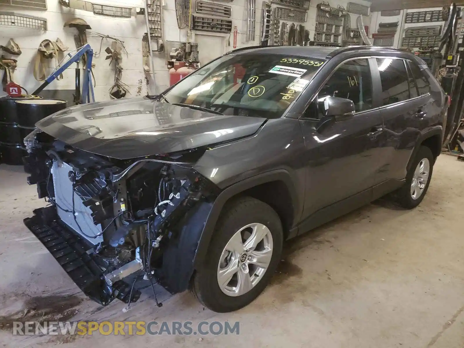 2 Photograph of a damaged car 2T3P1RFV6MW218254 TOYOTA RAV4 2021