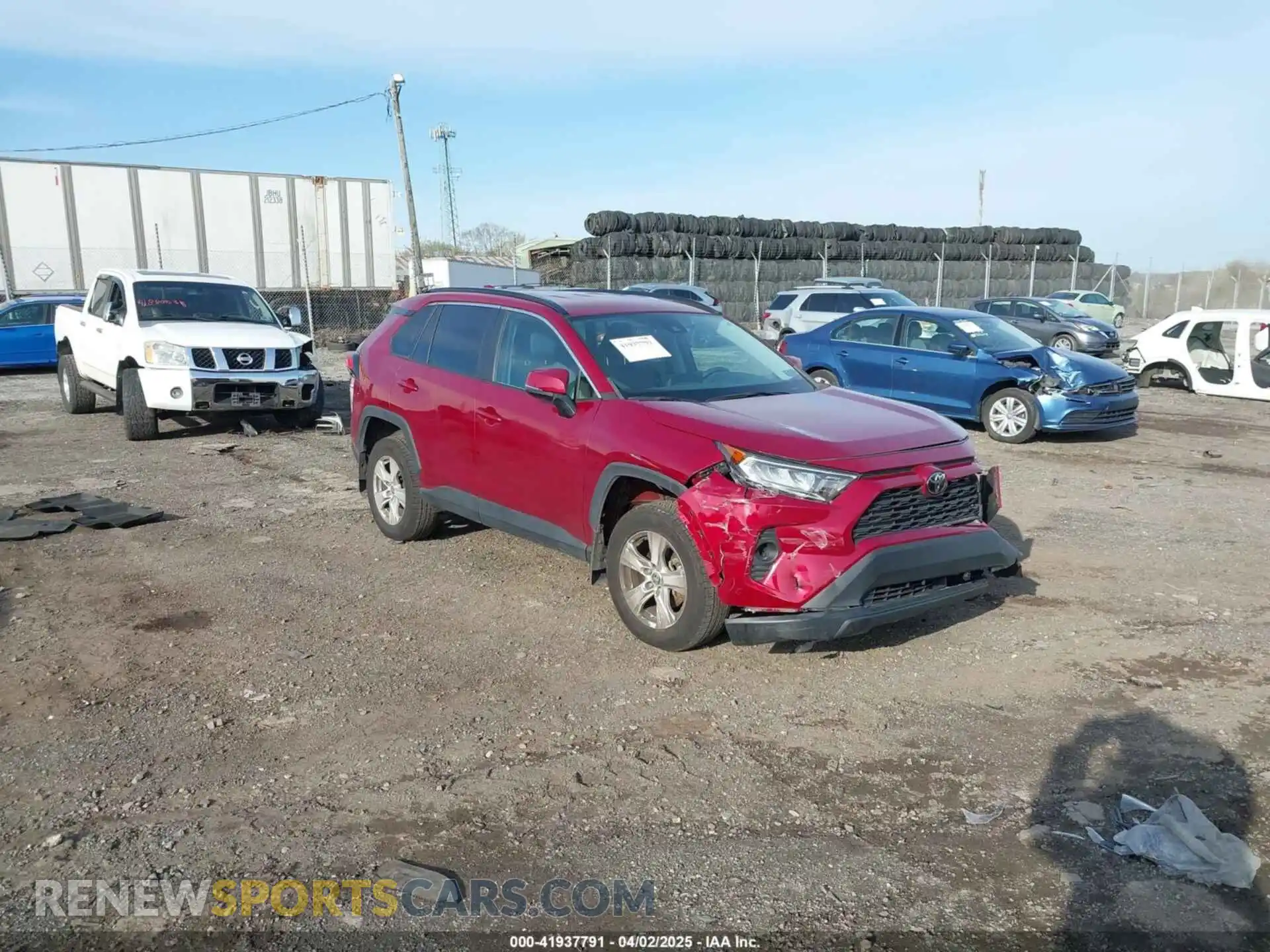 1 Photograph of a damaged car 2T3P1RFV6MW227908 TOYOTA RAV4 2021