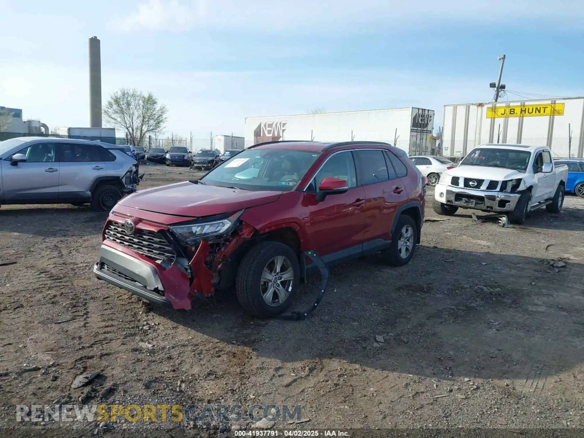 2 Photograph of a damaged car 2T3P1RFV6MW227908 TOYOTA RAV4 2021