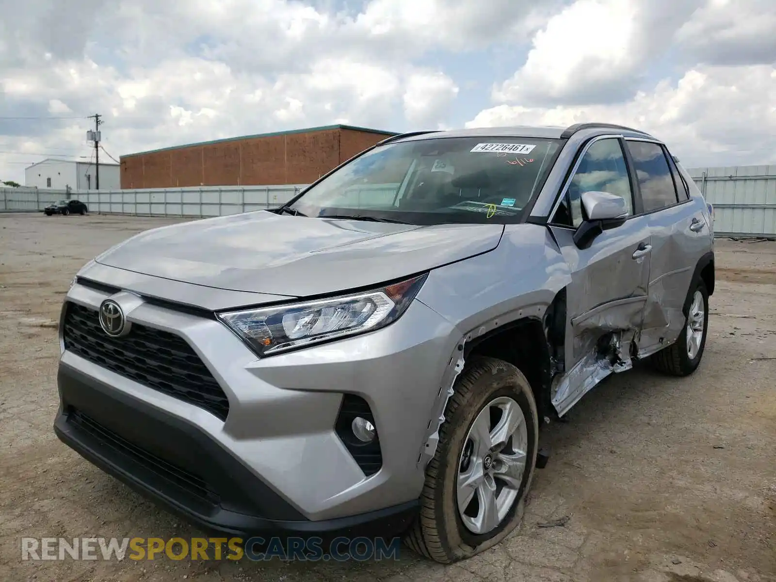 2 Photograph of a damaged car 2T3P1RFV7MC165291 TOYOTA RAV4 2021