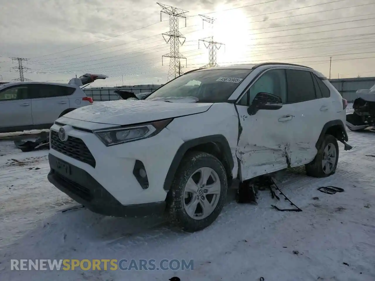 1 Photograph of a damaged car 2T3P1RFV7MC185590 TOYOTA RAV4 2021