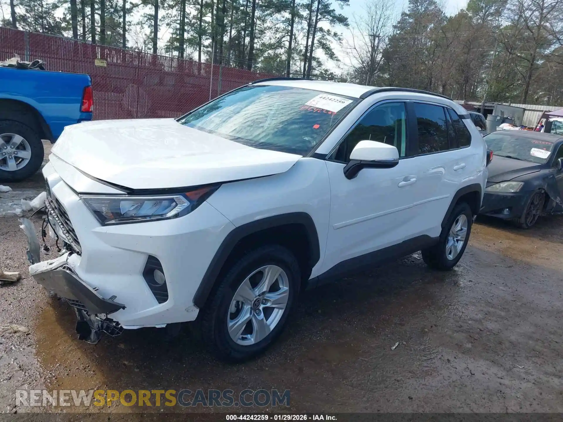 2 Photograph of a damaged car 2T3P1RFV7MC189171 TOYOTA RAV4 2021
