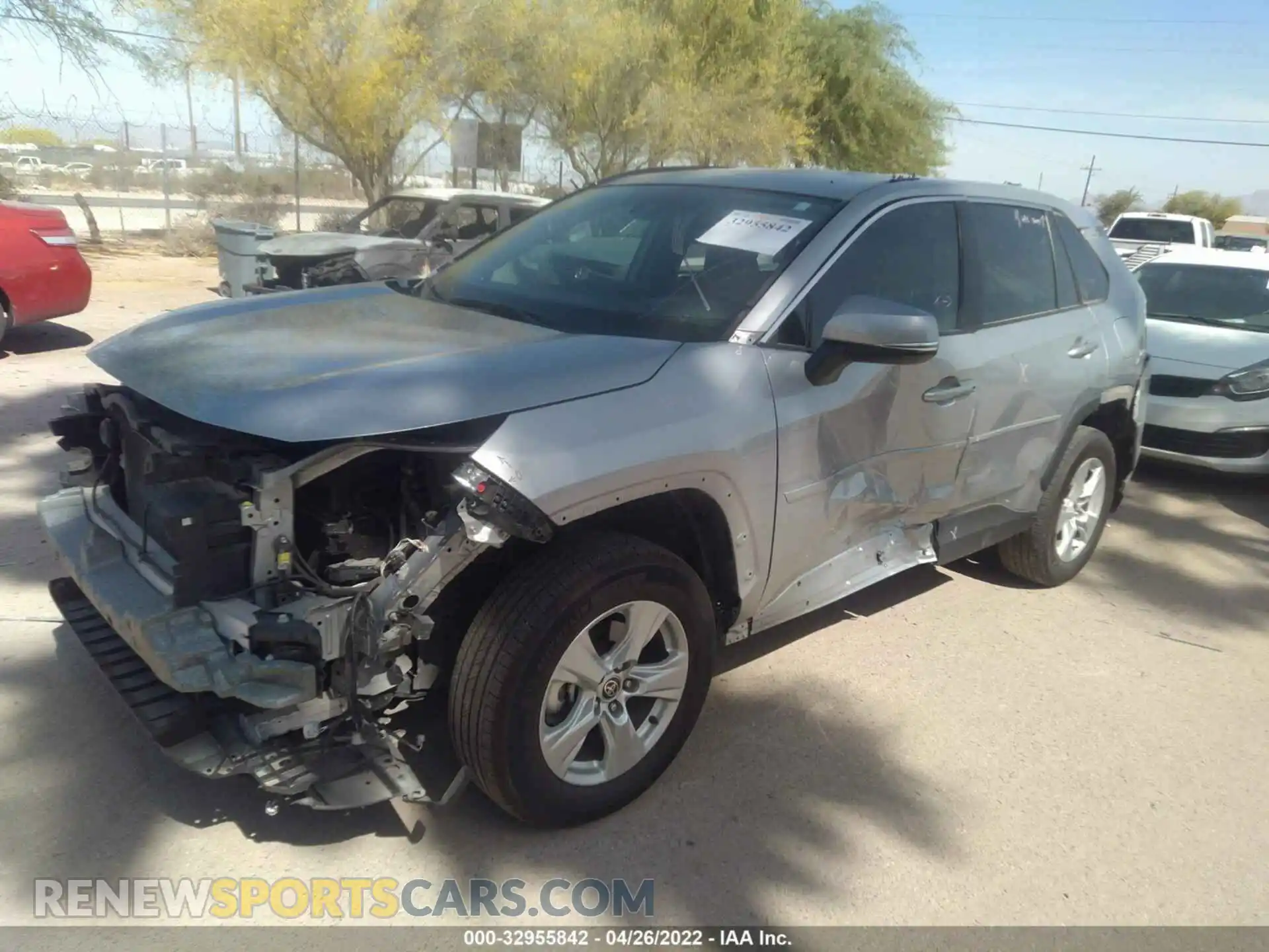 2 Photograph of a damaged car 2T3P1RFV7MC204235 TOYOTA RAV4 2021