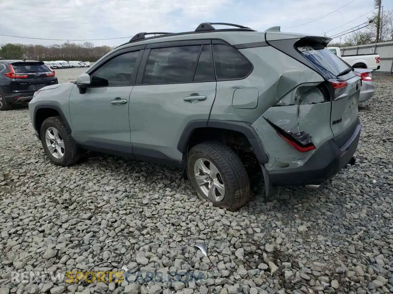 2 Photograph of a damaged car 2T3P1RFV7MW177553 TOYOTA RAV4 2021