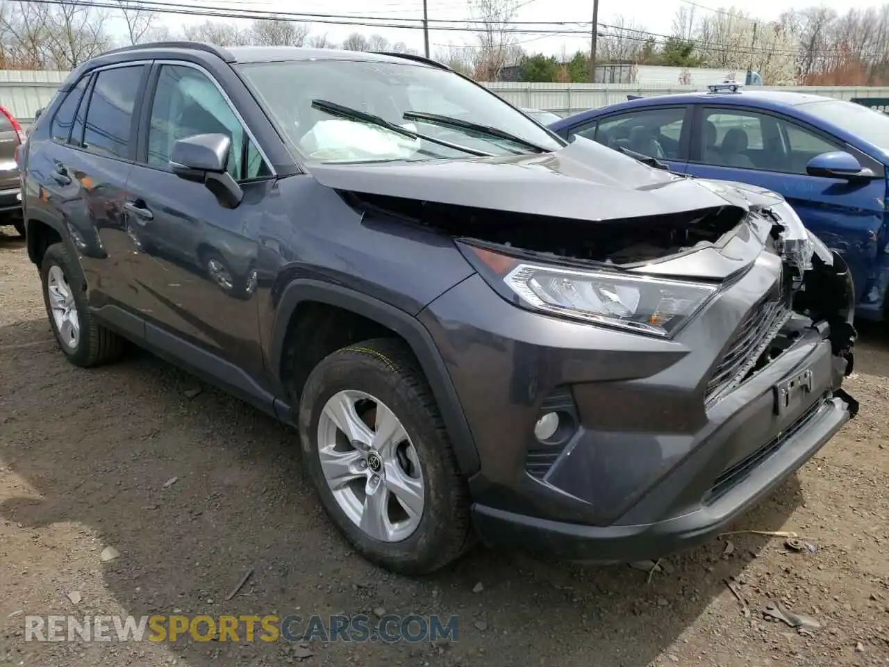 1 Photograph of a damaged car 2T3P1RFV7MW180050 TOYOTA RAV4 2021